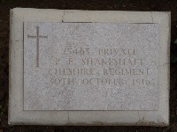 Struma Military Cemetery - Shakeshaft, P E